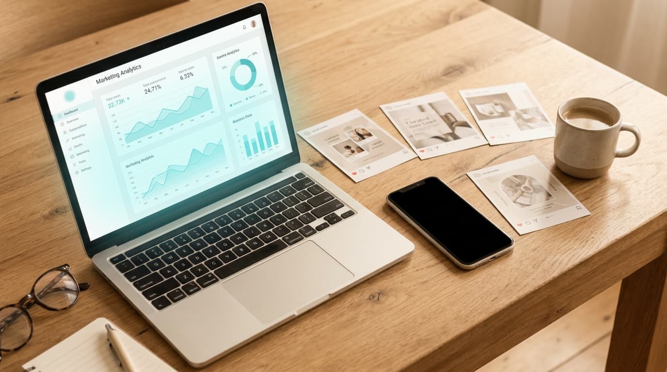 A roofing contractor's marketing dashboard with paid ads, social posts, and reviews running in one place