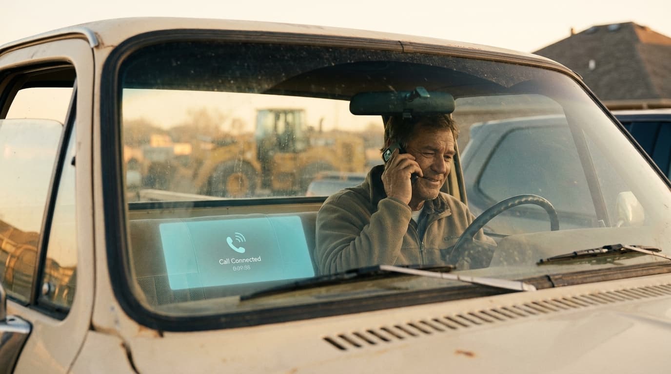 Sydney, the Voxaris AI voice receptionist, answering an inbound call